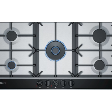 Tables - TABLE GAZ 90CM 4F+WOK FLAMESELECT INOX