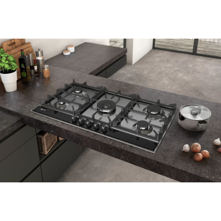 Tables - TABLE GAZ 90CM 4F+WOK FLAMESELECT INOX