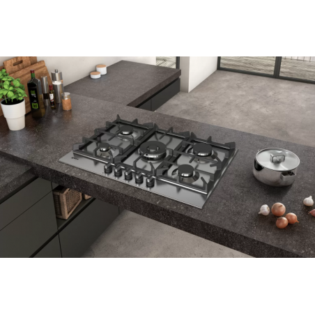 Tables - TABLE GAZ 75CM 4F+WOK FLAMESELECT INOX