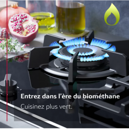 Tables - TABLE GAZ 75CM 4F+WOK FLAMESELECT INOX