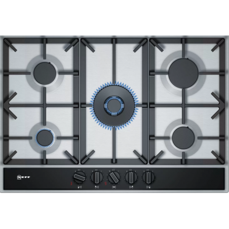 Tables - TABLE GAZ 75CM 4F+WOK FLAMESELECT INOX