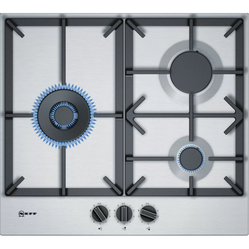 Tables - TABLE GAZ 60CM 2F+WOK FLAMESELECT INOX