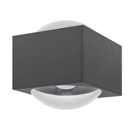 KOS 2 S 2x6W 2x685Lm 3000K IP65 ANTHRACITE