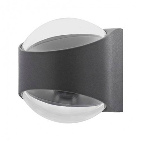 KOS 2 R 2x6W 2x685Lm 3000K IP65 ANTHRACITE