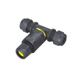 CONNECTEUR 3 PIN IP68 NOIR MAT