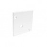 EMBOUTS DE FINITION PERCES 2PC BLANC MAT