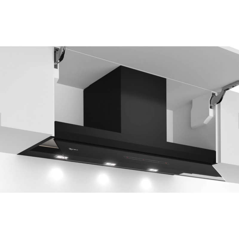 Hottes - HOTTE BOX INTEGREE 90CM 749/H B NOIR