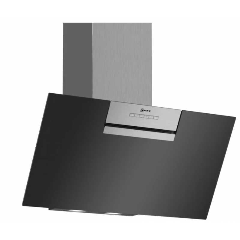 Hottes - HOTTE DECO INCLINEE 80 669M3/H B NOIRE