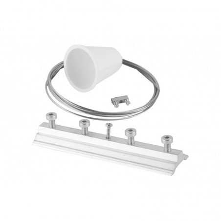 KIT SUSPENSION L:200CM BLANC