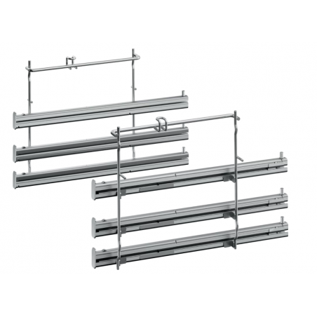 Acc. cuisson - RAIL TELESCO 3NIV N70-N90 PYROLYSABLE