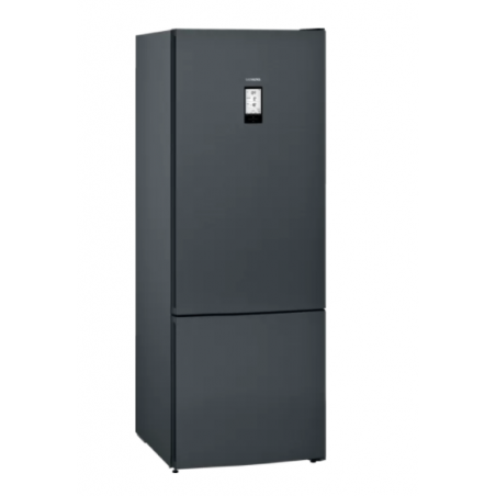 Refrigerateurs - REFRIGERATEUR COMBI 193X70X80 NOIR INOX