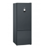 Refrigerateurs - REFRIGERATEUR COMBI 193X70X80 NOIR INOX