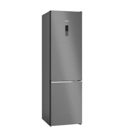 Refrigerateurs - REFRIGERATEUR COMBI 203X60X66 NOIR INOX