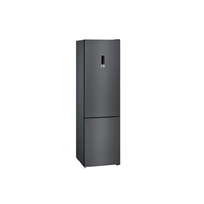 Refrigerateurs - REFRIGERATEUR COMBI 203X60X66 NOIR INOX