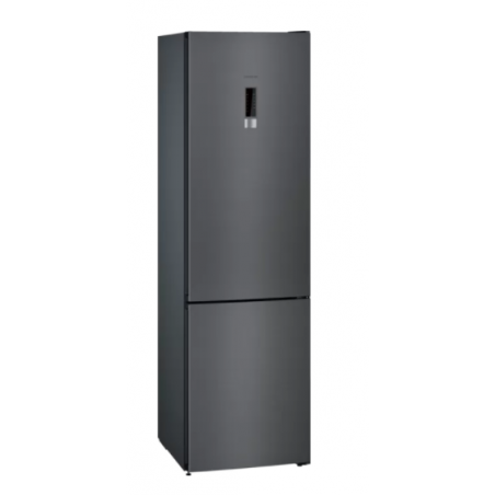 Refrigerateurs - REFRIGERATEUR COMBI 203X60X66 NOIR INOX