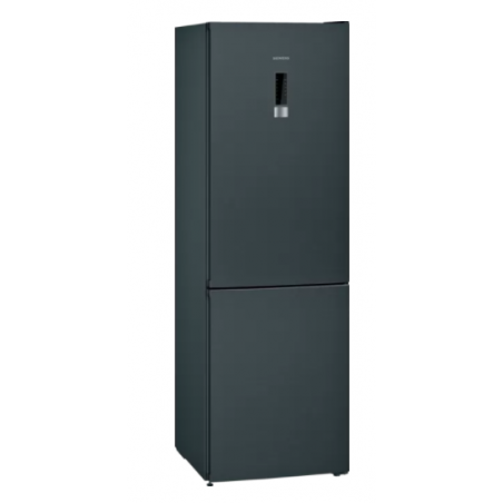 Refrigerateurs - REFRIGERATEUR COMBI 186X60X66 NOIR INOX