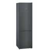 Refrigerateurs - REFRIGERATEUR COMBI 201X60X65 NOIR INOX
