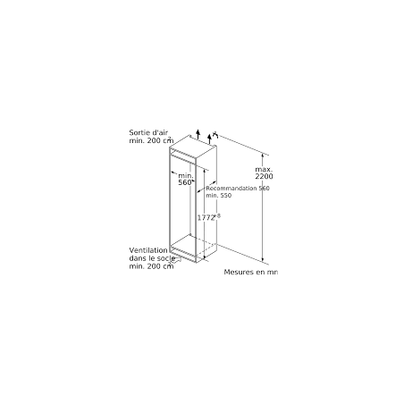 Congélateurs - CONGELATEUR INT NF 177 PANTO SOFT