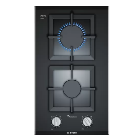 Tables - DOMINO GAZ 30CM 2FOY VERRE NOIR