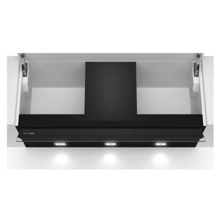Hottes - HOTTE BOX INTEGREE 90CM 749/H B NOIR