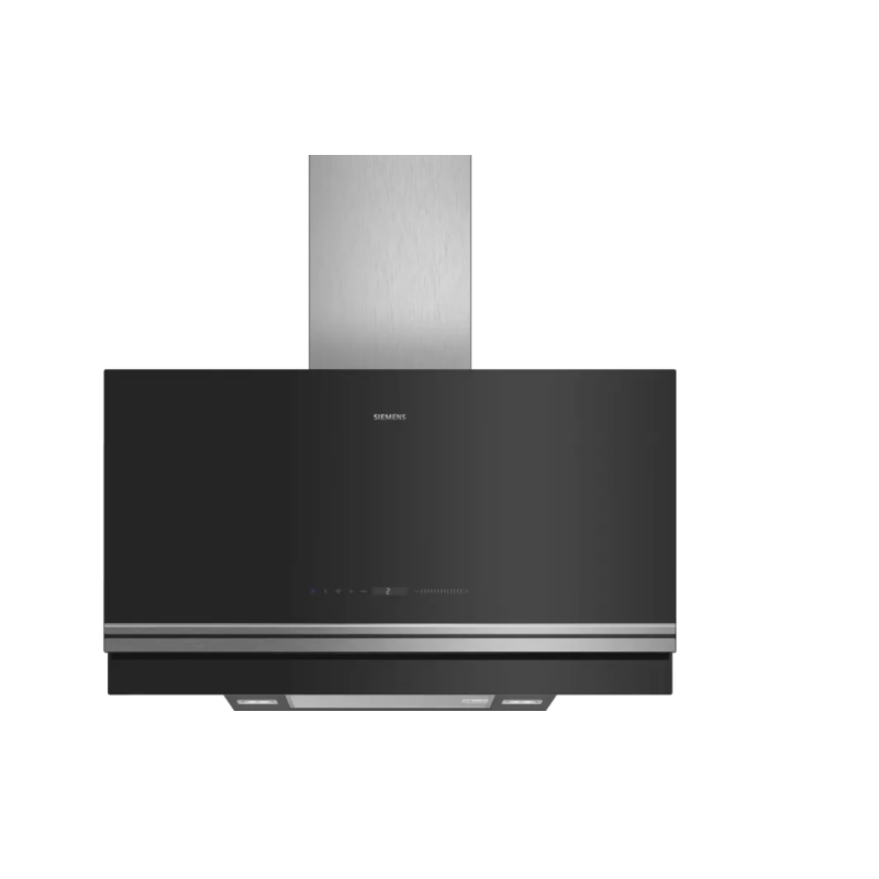 Hottes - HOTTE MUR PLATE 90CM 717M3/H B NOIR