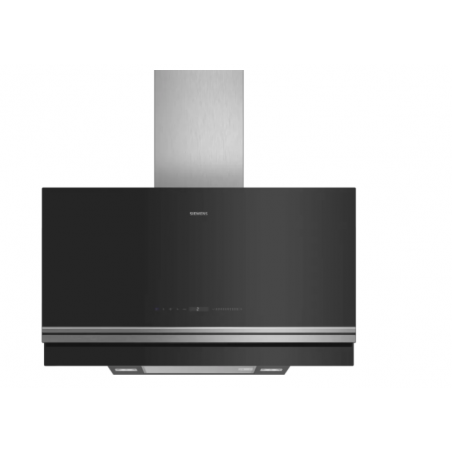 Hottes - HOTTE MUR PLATE 90CM 717M3/H B NOIR