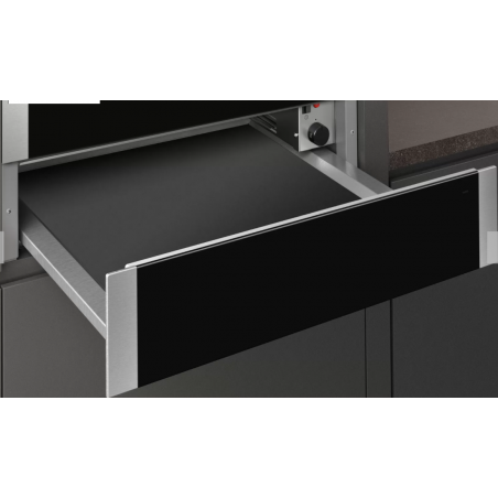 Acc. cuisson - TIROIR CHAUFFE-PLAT 14CM PUSH PULL NOIR