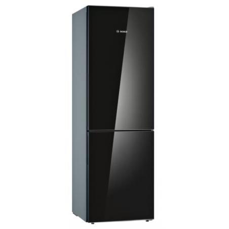 Refrigerateurs - REFRIGERATEUR COMBI 186X60X65 NOIR