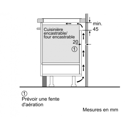 Tables - TABLE 2FLEXINDUCTION+ 80CM 4F TWPF CADRE